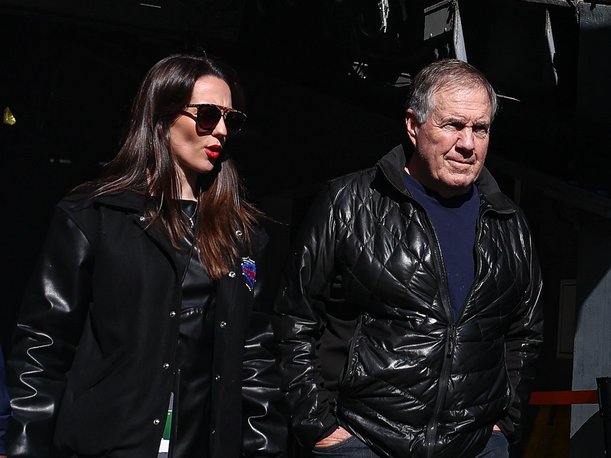 Bill Belichick and Jordon Hudson